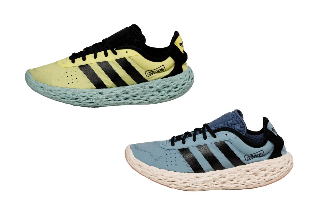 Adidas Zponge Tactile Blue IH0977 Ice Yellow JH8110 Lateral