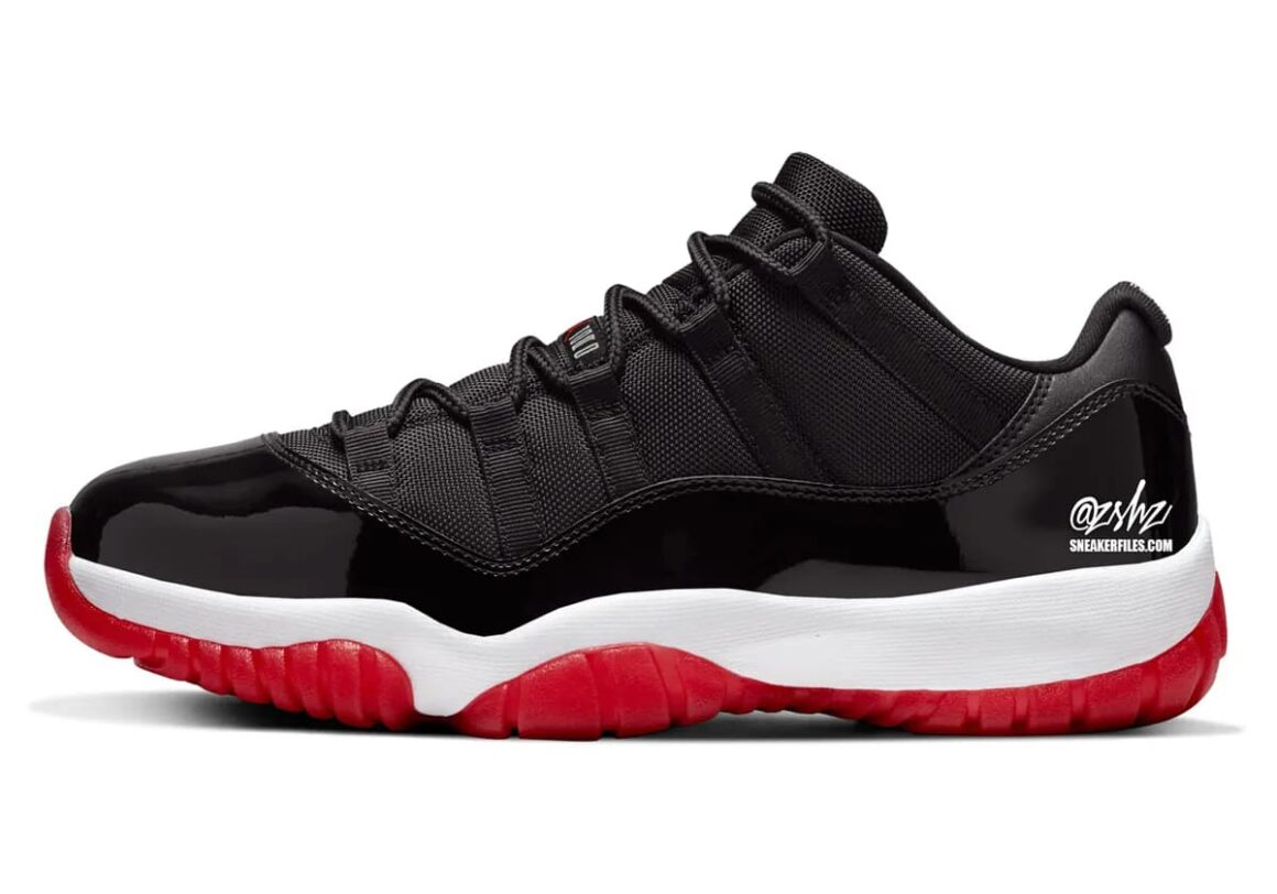 Air Jordan 11 Low OG Bred FV5104-006 Lateral