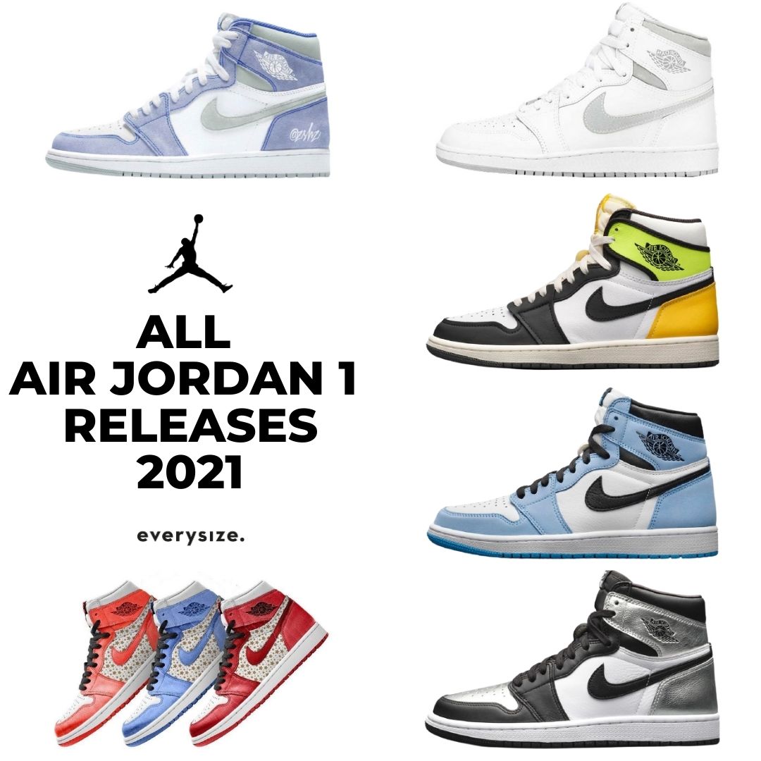 all air jordan 1 releases 2021
