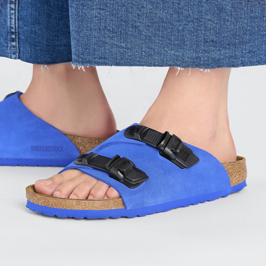 Birkenstock Zürich Tech Ultra Blue 1083324 On Feet