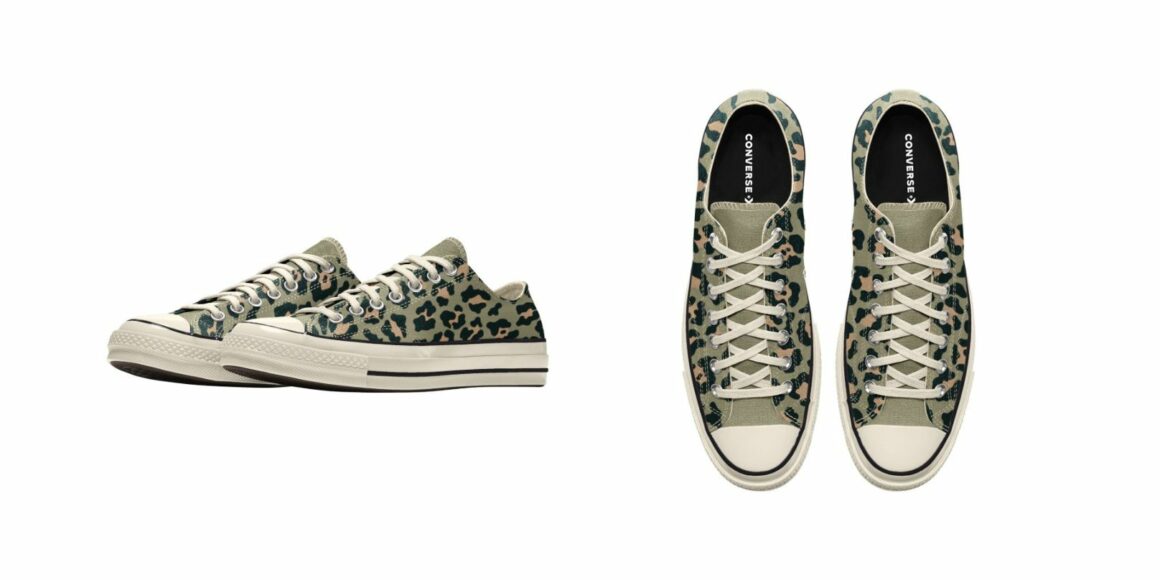 Converse Custom Chuck 70 Vintage Leopard Lateral Toebox