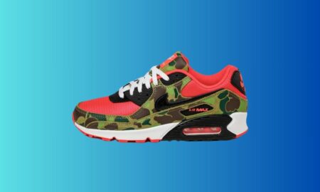 Nike Air Max 90 Reverse Duck Camo CW6024-600 Lateral Titel