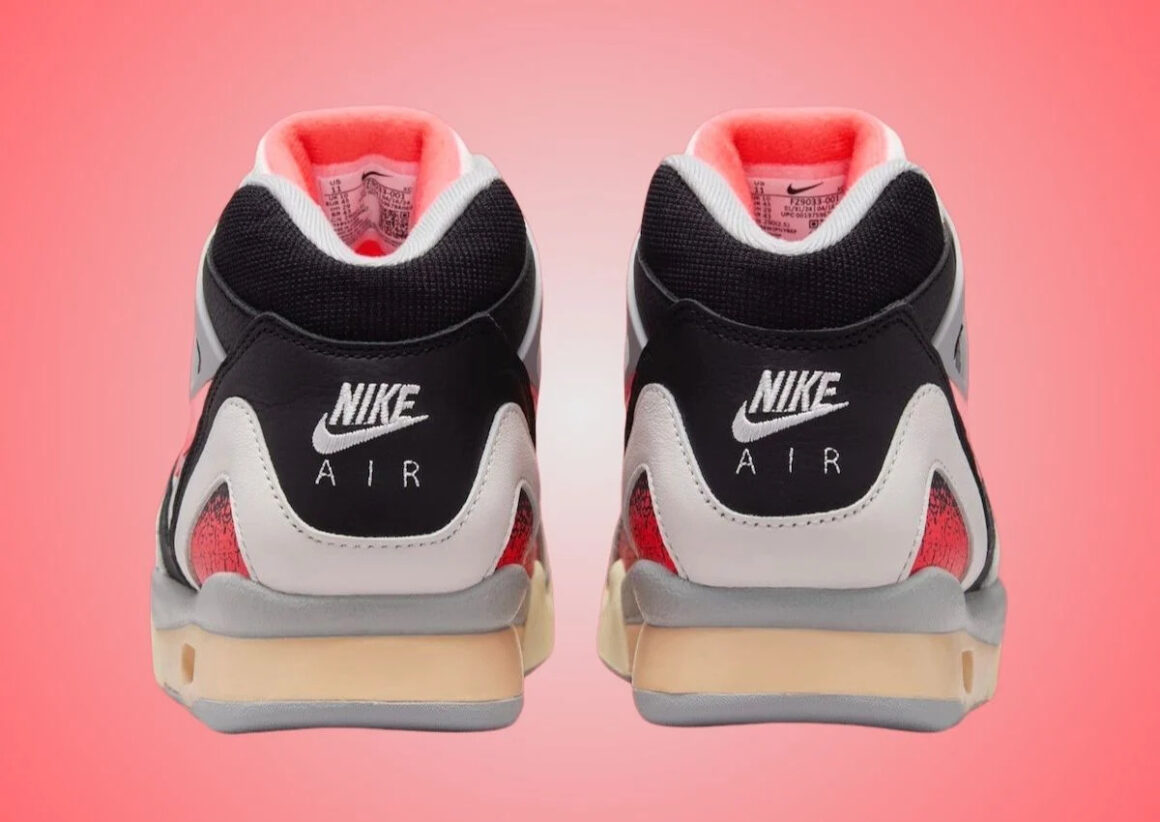 Nike Air Tech Challenge 2 QS „Hot Lava” FZ9033-001 Heel