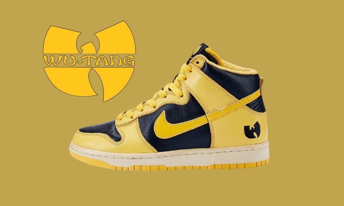 Nike Dunk High Wu-Tang HJ4320-100 Logo Lateral Titelbild