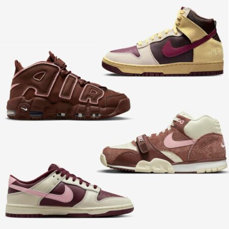 Nike Valentines Day Pack 2023 Air Trainer 1 Dunk Low Dunk HIgh Uptempo Titel 450x450