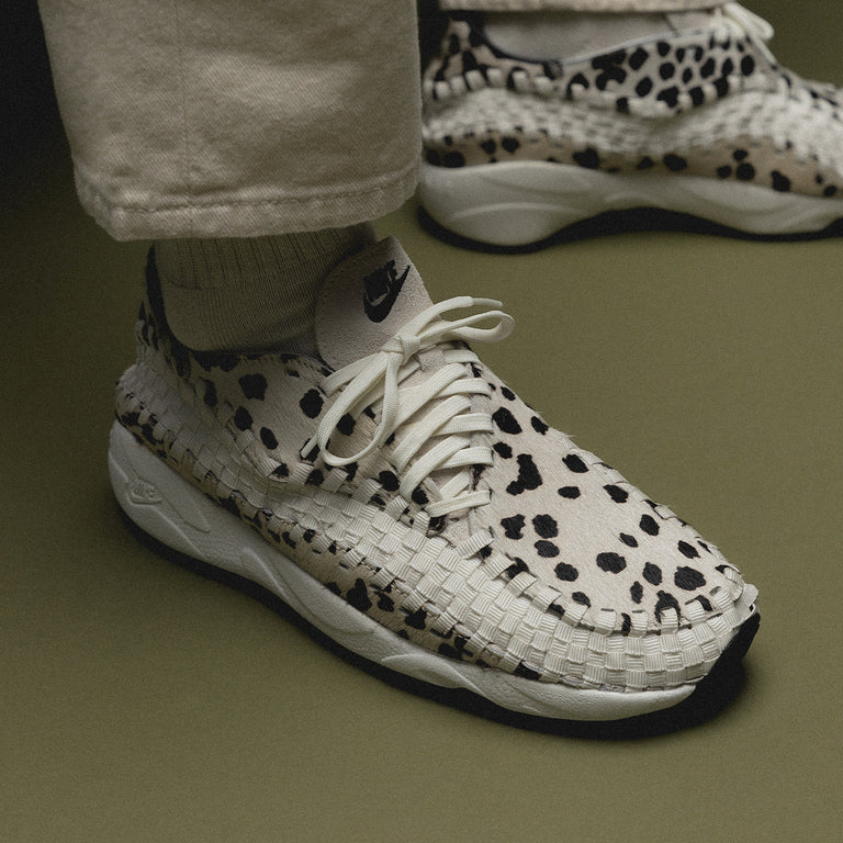 Nike Wmns Air Footscape Woven White Cow FB1959 102 on Feet