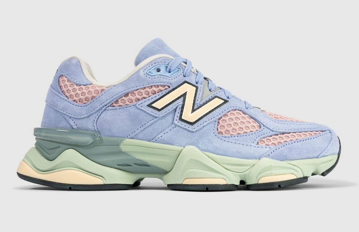 The Whitaker Group x new balance Scarpa sportiva VAREV2 blu marrone “Missing Pieces” Daydream Blue Lateral