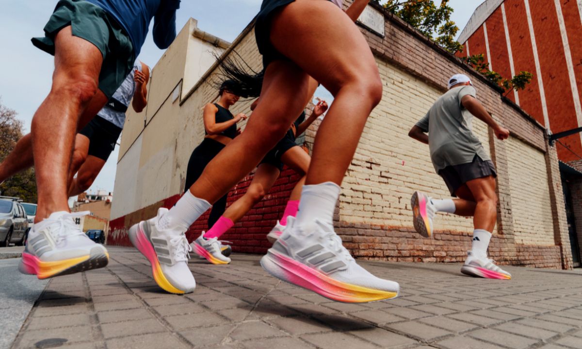 adidas Ultraboost 5 Cloud White ID8810 On Feet Running